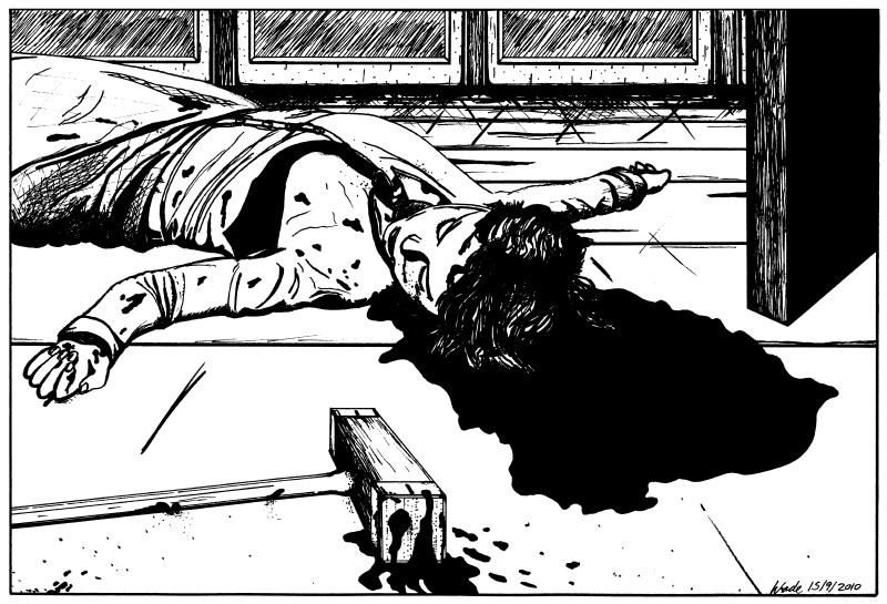 Leadlight - Croquet Murder